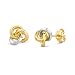 Produktbild Miore Ohrringe Damen Bicolor Gelbgold / Weißgold 14 Karat / 585 Gold Ohrstecker