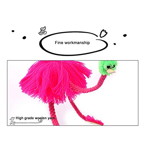 Kolorowy i Interaktywny Zestaw Marionetek Strusia, Strusia Marionetka, Ręcznie Robiona Laleczka Marionetka Strusia, Idealna dla Wyobraźni Dzieci(#1)