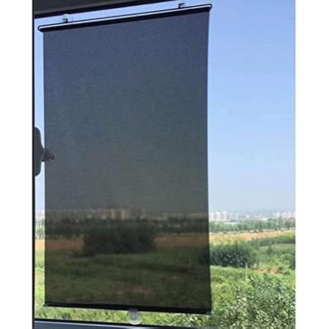 1pc Blackout Blind Shade with Suction Cups Temporary Portable Window Cover Curtain 49.12 x 22.79 inches Cover