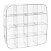 mDesign Vitrina coleccionista – Caja expositora para pared en plástico con 16...