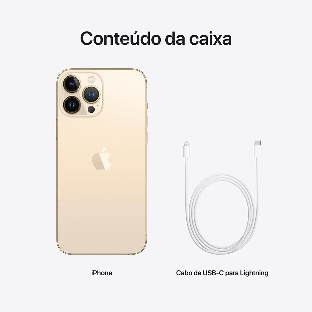 Apple iPhone 13 Pro Max (128 GB) - Dourado (Recondicionado