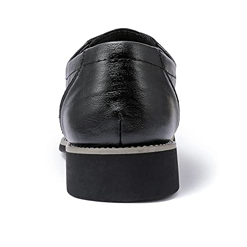 Image of Men's Dress Shoes Oxford Shoes Formal Dress Shoes for Men Business Derby Shoes. Size 10 Black 44