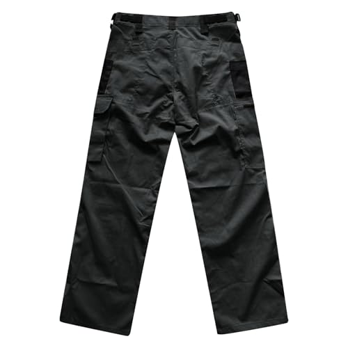 Pantalon de combat homme cargo slim et jogging élastique