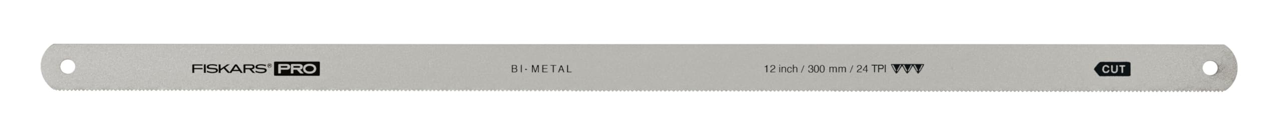 Original Fiskars Pro Ersatzblatt für TrueTension-Bügelsäge – 30 cm, 24 TPI, Bimetall (1062931/1062941)