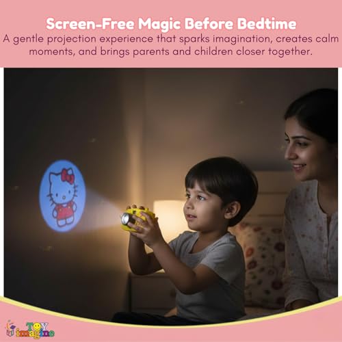 Image of Toy Imagine Cute Cartoon Projection Camera Keychain Return Gifts for Kids Boys & Girls(Pack of 6) Return Gifts for Birthday Party Birthday Return Gift for Kids Age 6-10 Mini 2-in-1 Projector Toy