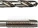 Chicago Latrobe 52581 GT18 High-Speed Steel Jobber Length Drill Bit and Spiral Point Tap Set with Metal Case, Uncoated (Bright) Finish, 18-piece, Wire Size, Letter, Inch, #6-32 to 1/2