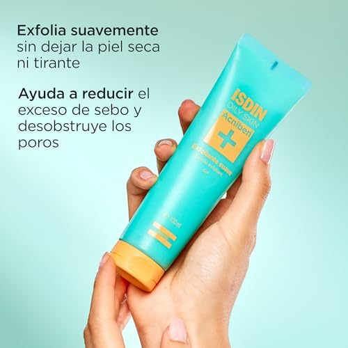 ISDIN Acniben Exfoliante Suave Gel Exfoliante para Piel Grasa y con Tendencia Acneica Exfoliación Suave y una Piel con Poros Menos Visibles, 100 ml - imagen 5