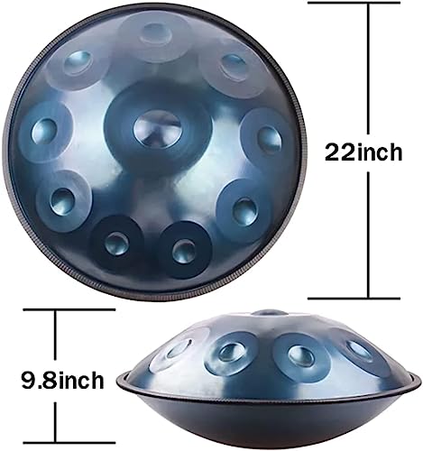 Handpan Drum Acero 10 Notas 22 Pulgadas D Minor miniatura 7