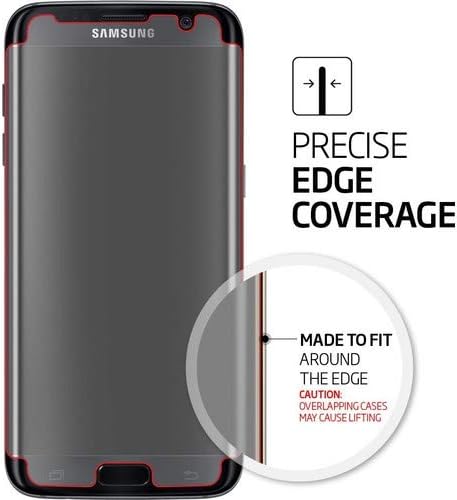 Spigen Curved Crystal Galaxy S7 Edge Screen Protector with Crystal Film 3 Pack for Galaxy S7 Edge