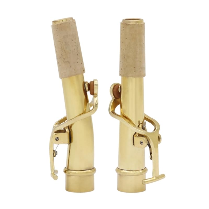 Col droit en laiton WUURAA haute qualité pour instruments à manche droit avec embout buccal