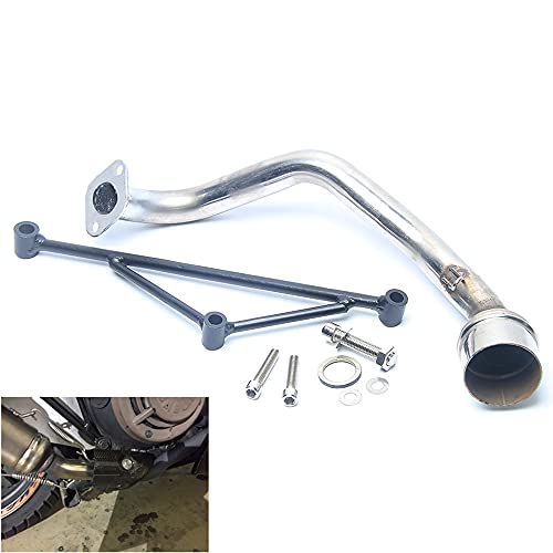 ZHIGUO Stainless Exhaust Muffler System Header Pipe Link Tube For Yamaha GY6 125cc 150cc Street Sport Motorcycles Scooters