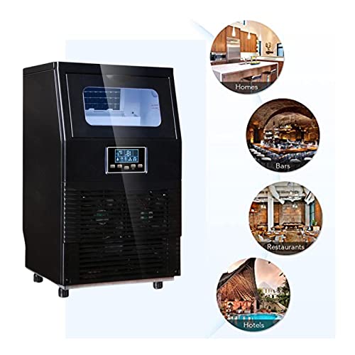 PanHuiWen Kommerzielle Eiswürfelmaschine 40 kg/24 Stunden EiswüRfelmaschine GroßE EiswüRfel Ice Maker mit LCD-Bedienfeld… – Bild 4
