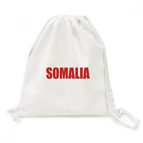 Sac de voyage toile cordon Somalie rouge grand sac shopping pliable et résistant