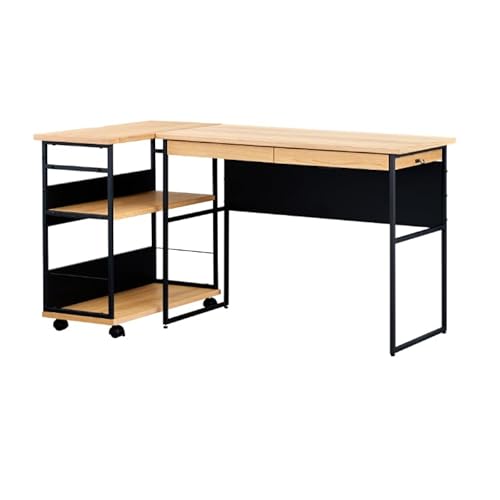 ySETzFERRO-2 DESK 100+WAGON RACK 80 (WO-V-NA-BK) 2_SET fXNZbg wK ׋ w  [N pc 100 SbN wK[ LX^[t FERRO ISSEIKI