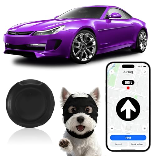 GPS Tracker für Auto Motorrad Fahrzeuge LKW Kompatibel mit iOS&Android, Magnet Ohne ABO Smart Finder für Senioren Kinder, Kfz Tracker Globaler, Keine monatliche Gebühr Abonnement Locator (Runden 2)
