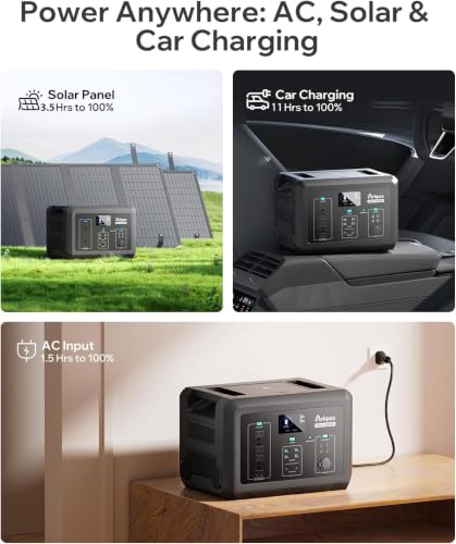 Image of Core1200W Solar Generator with 2x 100W Foldable Solar Panels