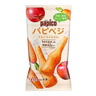 江崎グリコ パピベジ りんご&にんじん
