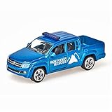 Lieferumfang: 1x SIKU 1467 Bergrettung Pick-Up, Maßstab: 1:55, Material: Metall/Kunststoff, Abmessungen: 8,6 x 3,5 x 3,1 cm, Gewicht: 0,06 kg, Farbe: Blau