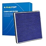 PHILTOP Premium Cabin Air Filter w/Dual Activated Carbon, Compatible with CF9846A Toyota Prius,