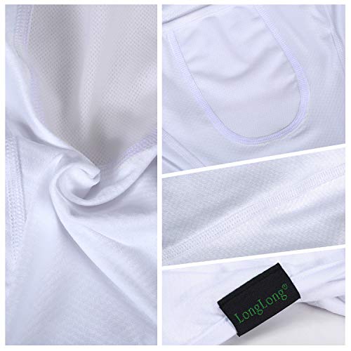 Balaclava - Sun Protection Mask Windproof, Dust & Breathable Summer Full Face Cover for Cycling, Hiking, Motorcycle (White)