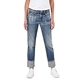 High waist G-Star RAW Damen 3301 High Waist Straight TU Jeans, Blau (medium Aged D03430-8452-071), 24W / 32L