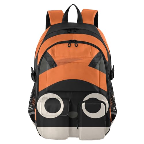 Mochila juvenil de gato negro ideal para clases y paseos urbanos de tarde