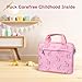 Dadanism Tablet Tasche für Kinder, 10-12,5 Zoll Tablet Tragetasche mit Griff und Schulterriemen für Fire HD 10 Kids/Fire HD 10 Kids Pro 13./11. Gen 2023/2021, Fire Max 11 2023, Rosa Einhorn