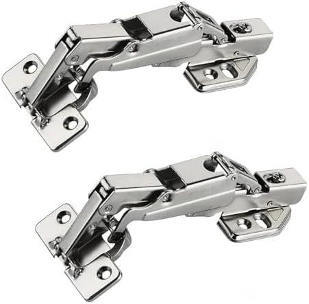 HAFELE 165 Degree Hinges With Integrated Cushioning Kitchen Cabinet Cupboard Wardrobe Door Steel Hinge Soft Closing Spring Full Overlay Straight Angular Germany Brand Pack Of 2