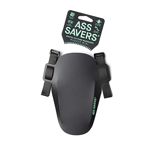 ASS SAVERS Mfm-1-blk Guardabarros de Bicicleta, Unisex, Negro, Mini