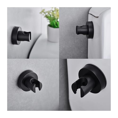 Support de pomme de douche orientable et amovible avec fixation murale solide en chrome - 4
