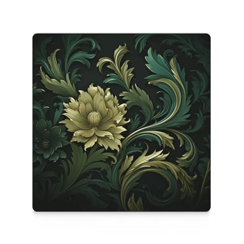 Dessous de verre céramique vert pour protection de table de cuisine et bureau - 4