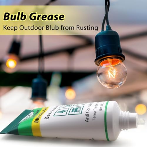 KEZE Dielektrisches Fett für elektrische Steckverbinder, Zündkerzenstecker, Korrosionsschutz, Salz und Schmutz, Kfz-Tuning, Dielektrisches Fett für Batterieklemmen,30g pro Stück, 1er-Pack