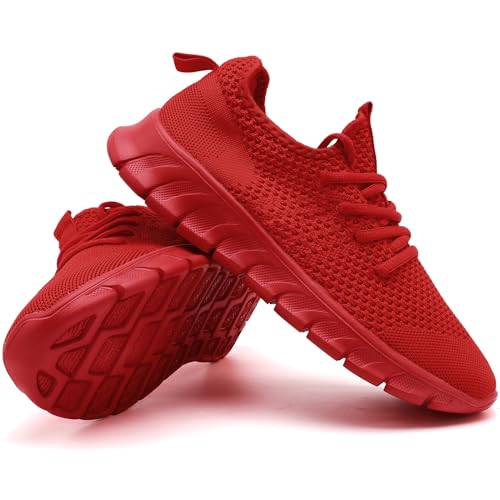 Image of Mens Running Shoes Slip On Tennis Walking Sneakers Workout Athletic Lightweight Casual Sport Shoes
