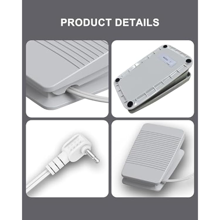 Foot Pedal for Brother/Babylock Sewing Machine CE5000PRW CE5500 Foot Controller Pedal SE600 CS6000I with Cord Control FC-322 XC8816021 Brother Sewing Machine Pedal