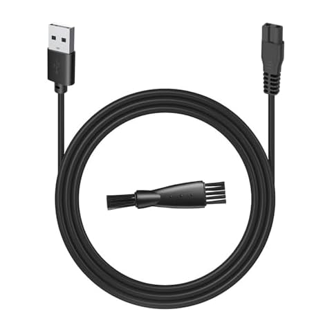 uijino Meridian Trimmer Charger, Charger for Meridian Trimmer, Meridian Charger for Meridian Trimmer M2C M2B, Charger Replacement for Meridian for Electric Razors for Women, Manscape Charger 3.3ft Cover