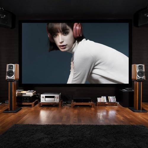 Image of Edifier SS03 Stand for S3000Pro Speaker Stands Pair 26.5 Inches Woodgrain