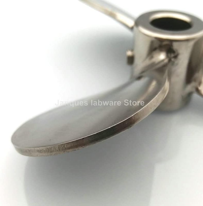 1pcs OD 60mm to 200mm Stainless Steel Impeller Type Three - Blade Stirrer Dispersion Paddle Stirring Paint Ink Emulsion Blade (Size : OD60mm-hole8mm)