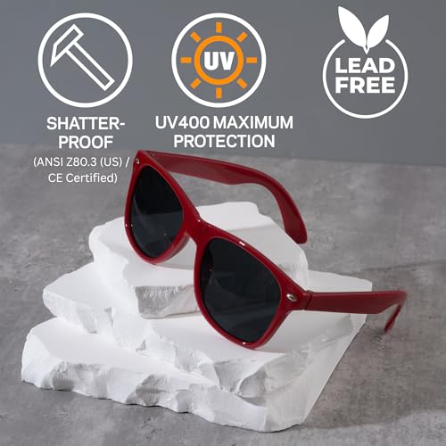Kids Sunglasses with UV400 Protection - Lightweight, Flexible Frames - Shatterproof4