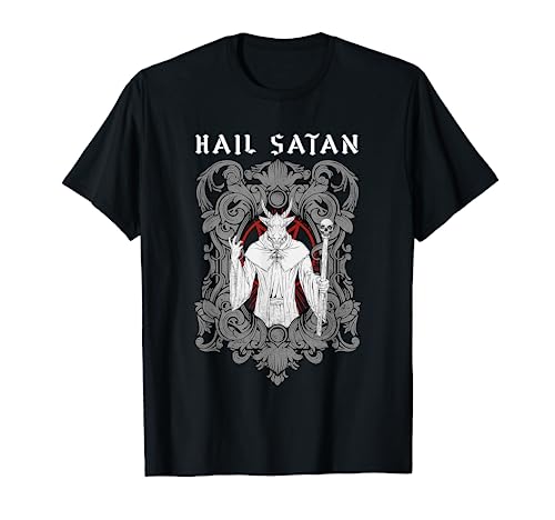 Hail Satan I Occult Satanic Baphomet Camiseta