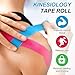 PATIKIL 5.5 Yard x 3 Inch Kinesiology Tape, 3 Roll Adhesive Cotton Sports Muscle Support Tapes Waterproof Elastic Tape for Knee Ankle Wrist Shoulder, Black