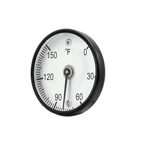 Pic Gauge B2Ms-E 2” Dial Size, 0/150°F, Surface Mount, Magnetic Connection, Black Steel Case Surface Mount Thermometer #TOP3