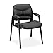 basyx by HON VL643 Series Guest Chair with Padded Arms, Black