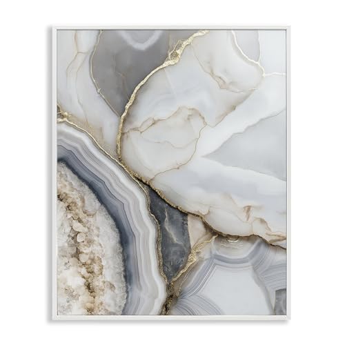 'Mineral Elegance Granite'| Framed Giclee Art