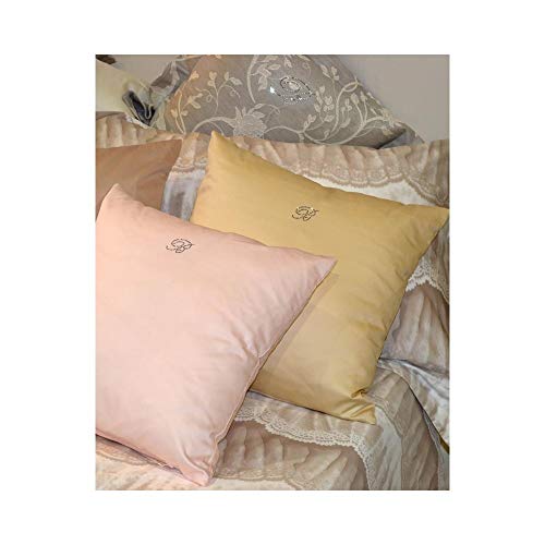 Coussin Blumarine Lory blanc 42x42 cm oreiller décoratif carré de luxe - 3