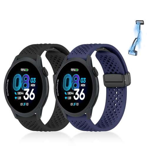 [KONXISA] �����o���h COROS PACE 4/APEX 4 42mm/PACE Pro/PACE 3 �Ή� �o���h quick-release �ʋC���̏_�炩���V���R���x���g �܂肽���ݎ��}�O�l�b�g���ߋ� �f�������p �������� �y�� ���K �ϋv