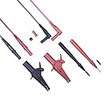 BOCEUC Multimeter Leads Kit with Heavy Duty Alligator Clips and Ultra-Sharp Test Probe Tips, CATIII 1000V/CATIV 600V, 10A Rated, for Electronics, Automotive, and Industrial Use