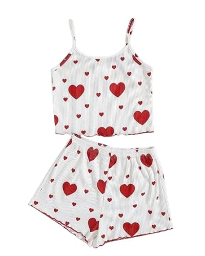 بيجامة قصيرة للنساء من بيرفكت فاشون مصنوعة من القطن، تصميم ص...