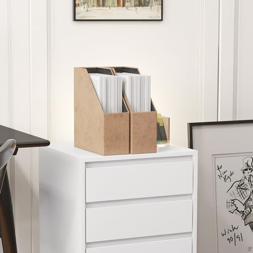 Miniatura 9 de Homcom Cajonera De Oficina Con 4 Cajones Cajonera De Escritorio Con Ruedas Archivador Móvil Para Estudio 46x40x65 Cm Blanco