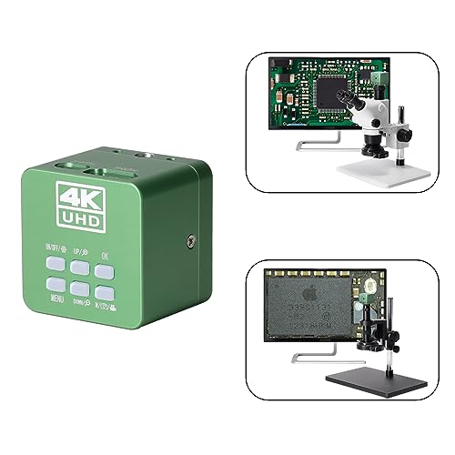 Image of [Full 4K HD 1080P] HDMI USB C-Mount Digital Vabiooth Microscope Camera with Software Calibration Compatible with WIN7 /8 /10 Mac System, C-Mount 25mm & 30mm 30.5mm Adapter