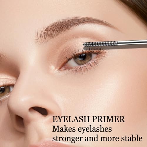 Iron Eye Mascara,3D Curling Eyelash Iron, Waschbare Metal Wand Mascara, 3D Metal, Wimperntusche Wasserfest, Natürlich Wasserdicht Schwarz